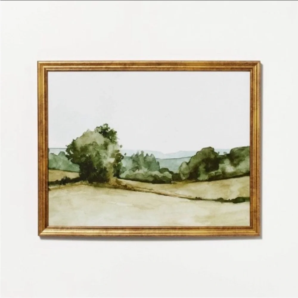 Studio McGee Framed Print “Rolling Hills” Landscape Art Threshold